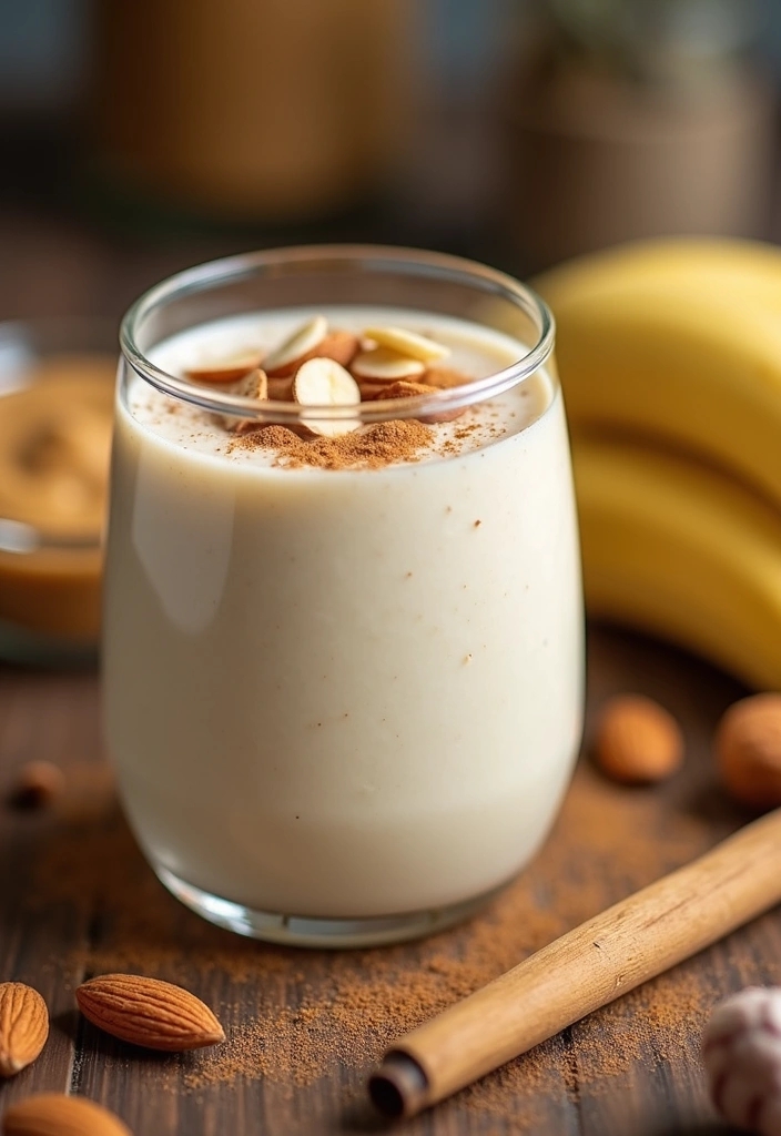 12 Protein-Packed Vegan Smoothies That Taste Like Dessert (Wait Until You Try #7!) - 6. Vanilla Almond Bliss Smoothie