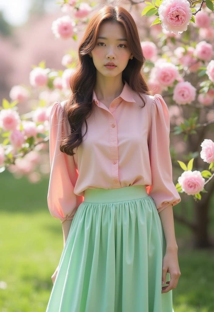 15 Dreamy & Aesthetic Spring Color Combinations to Try – Fresh, Trendy & Your Friends Will Be Jealous! - 1. Blush Pink & Mint Green