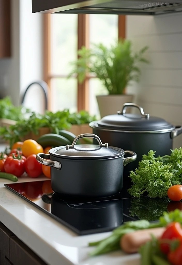 15 Luxury Cookware Sets That Make You Feel Like a Michelin Star Chef (#8 Will Blow Your Mind!) - 12. Cuisinart GreenGourmet Hard Anodized Cookware Set