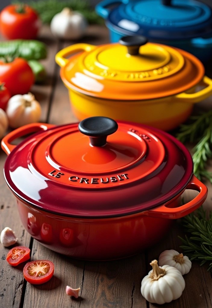 15 Luxury Cookware Sets That Make You Feel Like a Michelin Star Chef (#8 Will Blow Your Mind!) - 2. Le Creuset Enameled Cast Iron Cookware Set
