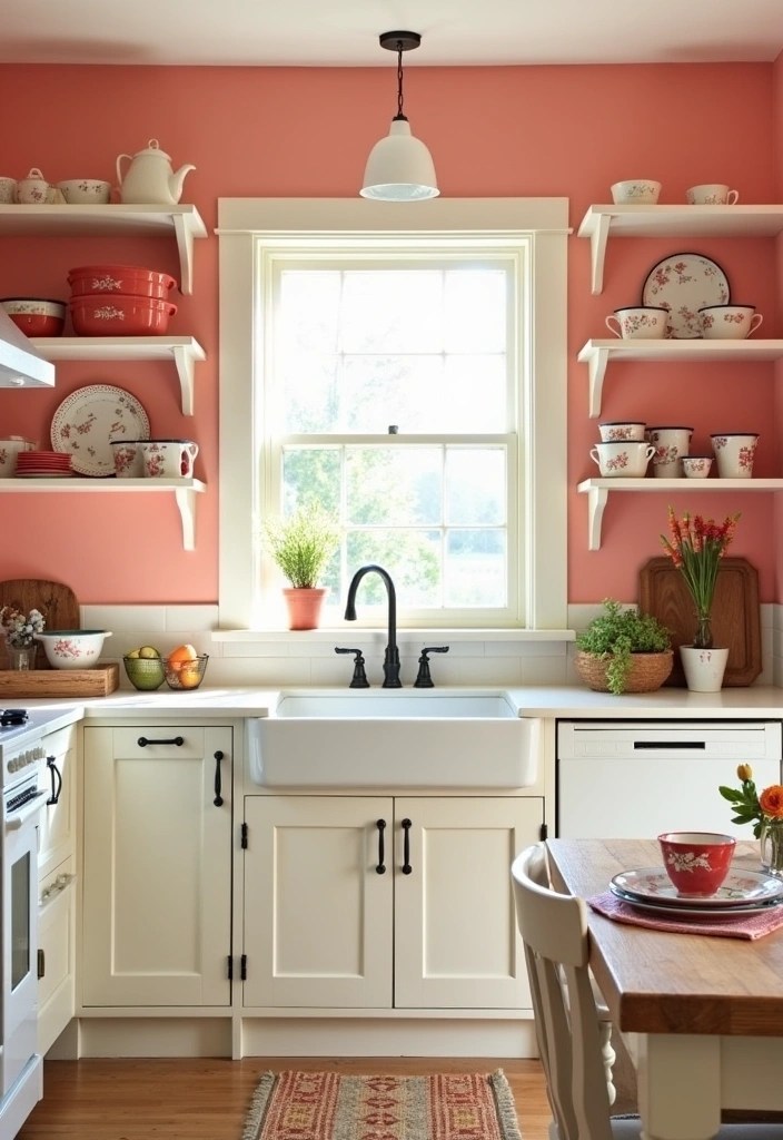 15 Rococo Revival Color Palettes That Will Make Your Home Feel Like a Dream! - 7. Soft Coral and Ivory