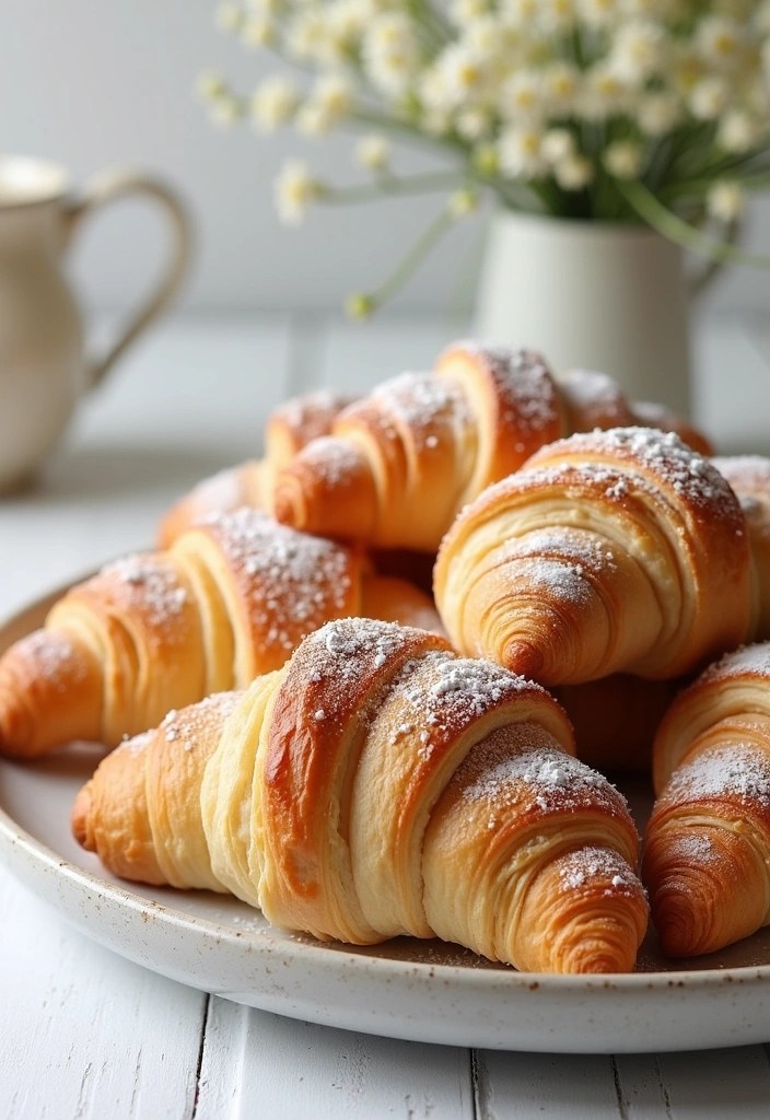 17 Aesthetic & Delicious Mother’s Day Brunch Recipes – Pretty, Tasty & Totally Impressive! (#5 is a Showstopper!) - 13. Stuffed Croissants with Almond Cream