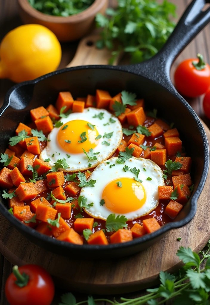 17 Aesthetic & Delicious Mother’s Day Brunch Recipes – Pretty, Tasty & Totally Impressive! (#5 is a Showstopper!) - 14. Sweet Potato Hash with Eggs