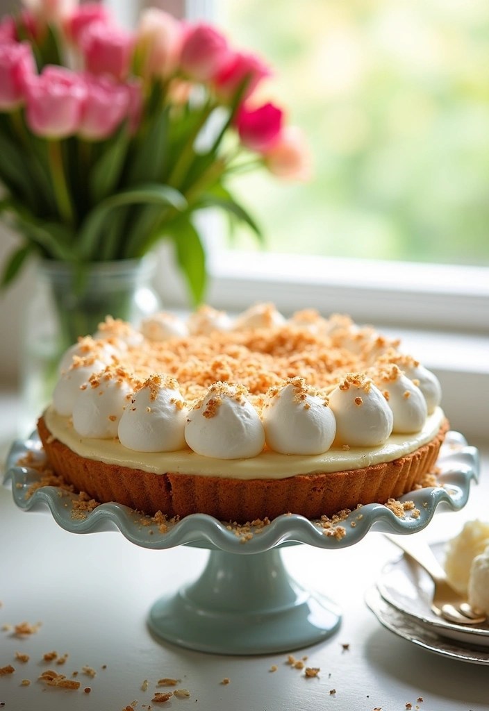 17 Aesthetic & Delicious Mother’s Day Brunch Recipes – Pretty, Tasty & Totally Impressive! (#5 is a Showstopper!) - 16. Coconut Cream Pie