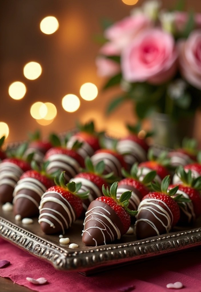 17 Aesthetic & Delicious Mother’s Day Brunch Recipes – Pretty, Tasty & Totally Impressive! (#5 is a Showstopper!) - 17. Chocolate-Dipped Strawberries