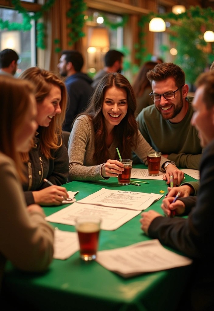 18 Aesthetic & Fun St. Patrick's Day Party Ideas – Festive, Trendy & Shamrock-Chic! (#15 is a Must-Try!) - 11. St. Patrick's Day Trivia Game