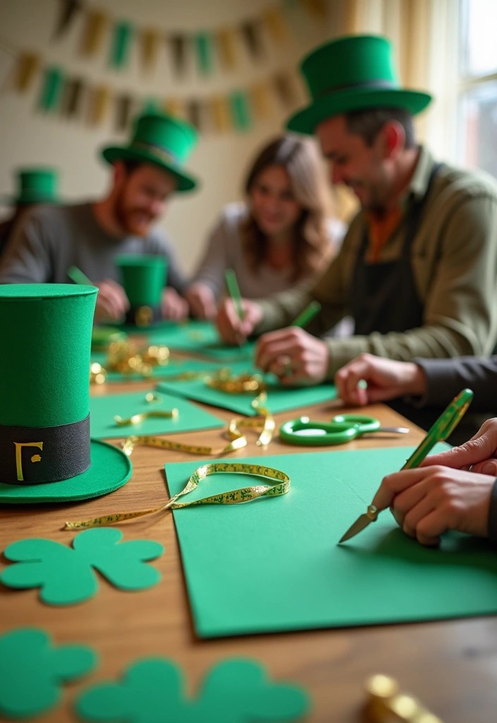 18 Aesthetic & Fun St. Patrick's Day Party Ideas – Festive, Trendy & Shamrock-Chic! (#15 is a Must-Try!) - 3. DIY Leprechaun Hats