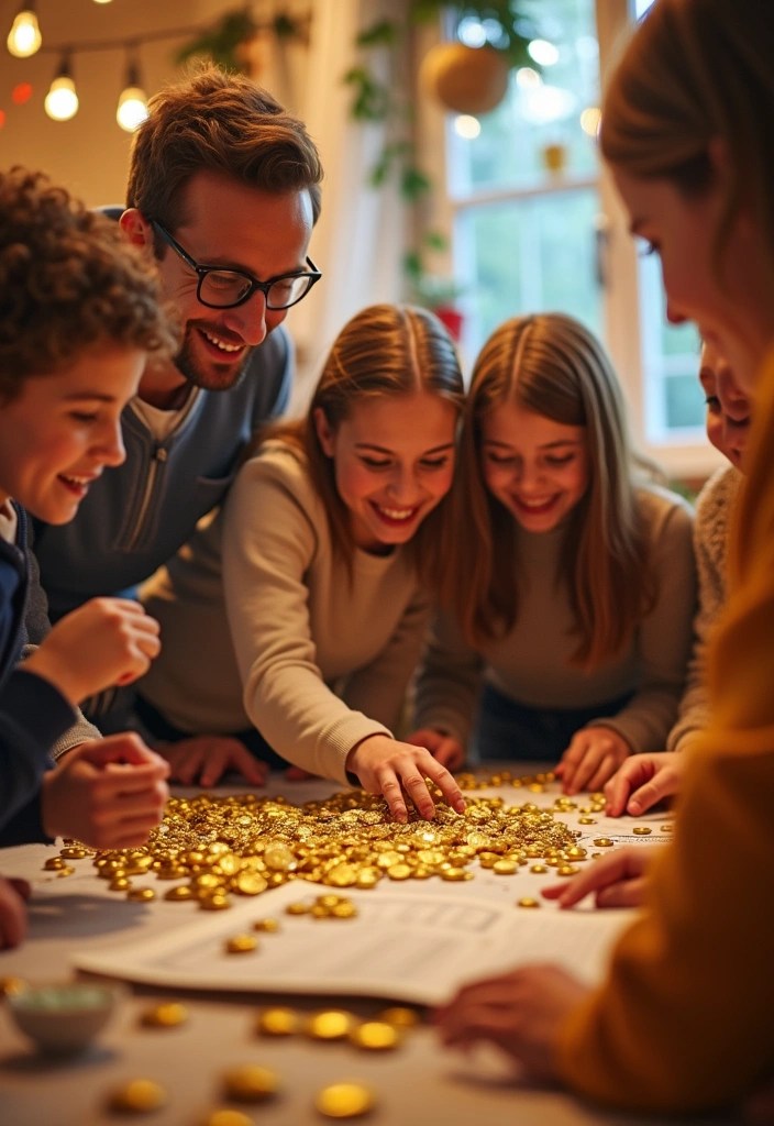 18 Aesthetic & Fun St. Patrick's Day Party Ideas – Festive, Trendy & Shamrock-Chic! (#15 is a Must-Try!) - 5. Gold Coin Hunt