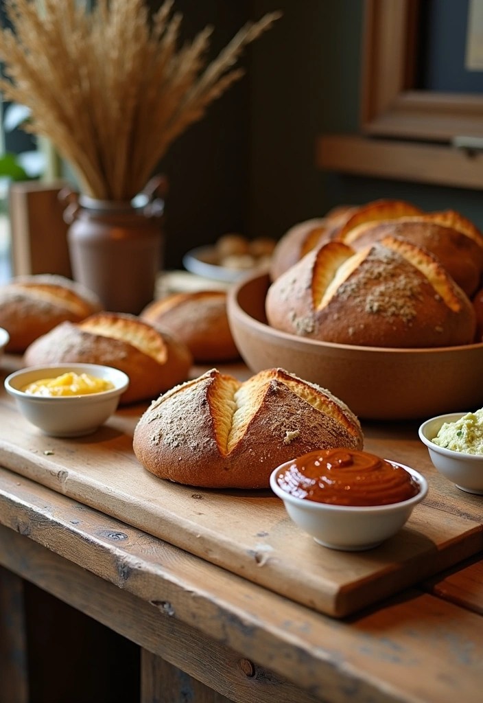 18 Aesthetic & Fun St. Patrick's Day Party Ideas – Festive, Trendy & Shamrock-Chic! (#15 is a Must-Try!) - 8. Irish Soda Bread Station