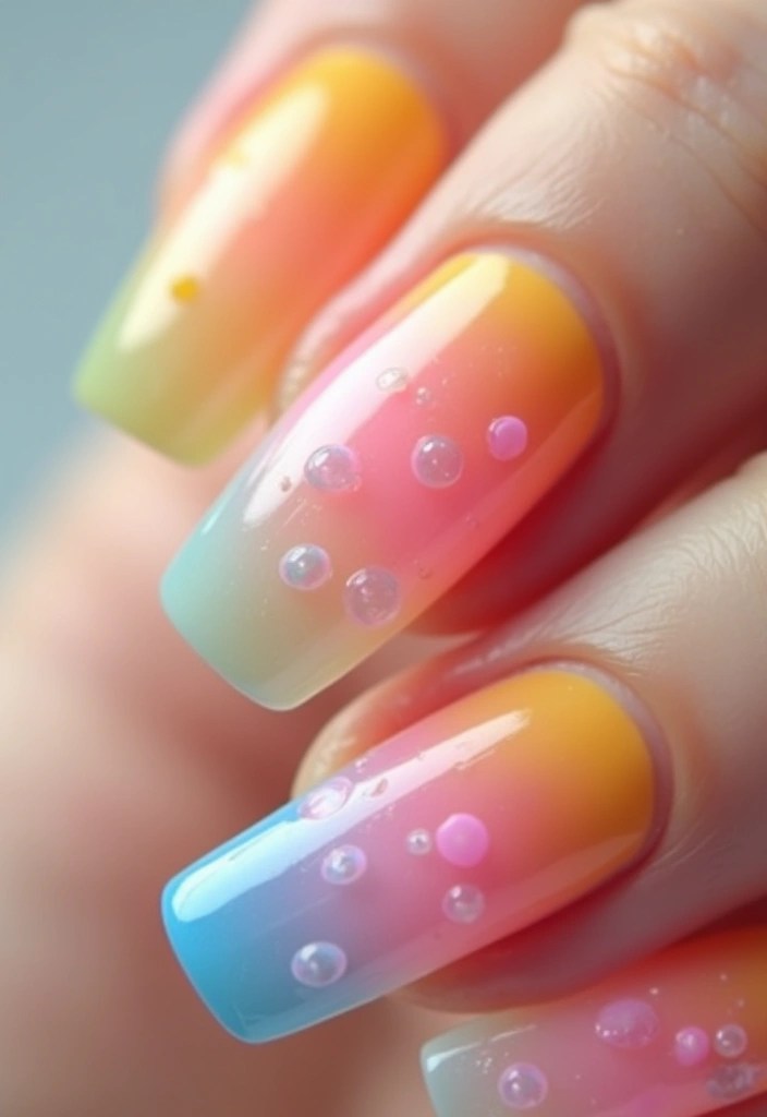 18 Easy Nail Art Techniques That Will Have You Spring-Ready in No Time! - 14. Spring Gradient