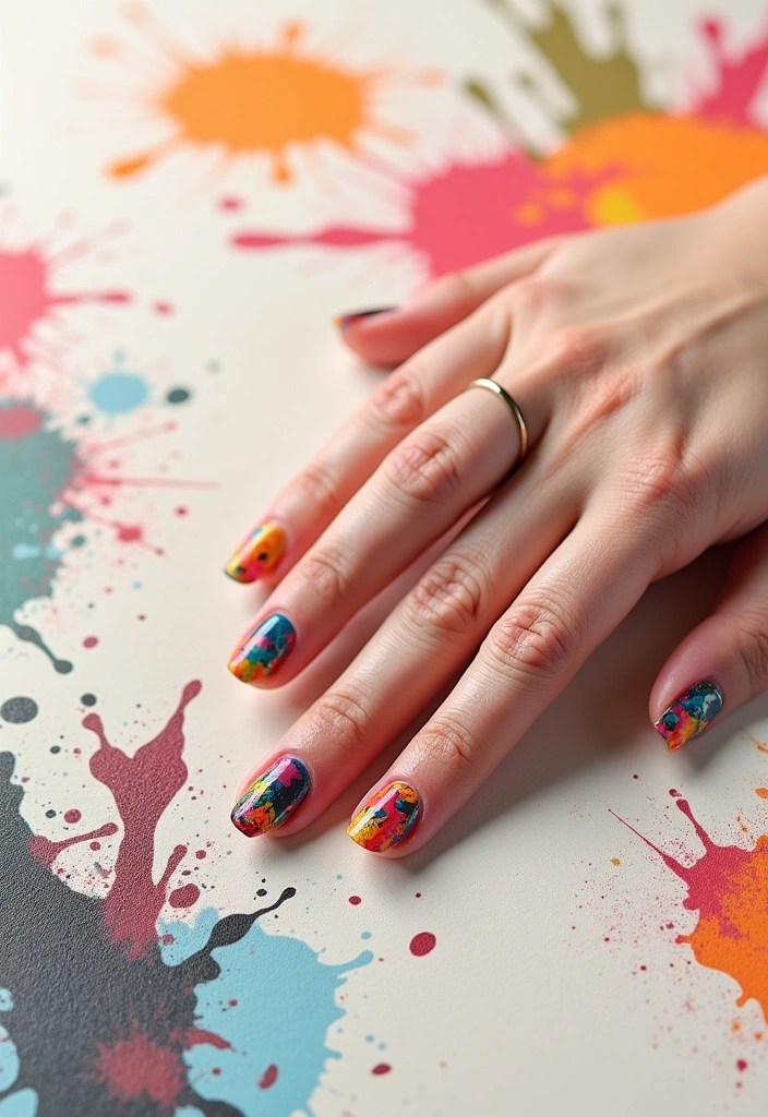 18 Easy Nail Art Techniques That Will Have You Spring-Ready in No Time! - 16. Abstract Nail Art