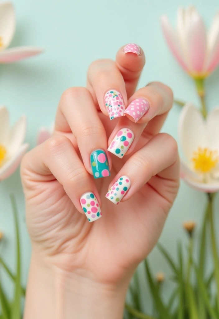 18 Easy Nail Art Techniques That Will Have You Spring-Ready in No Time! - 4. Polka Dot Perfection