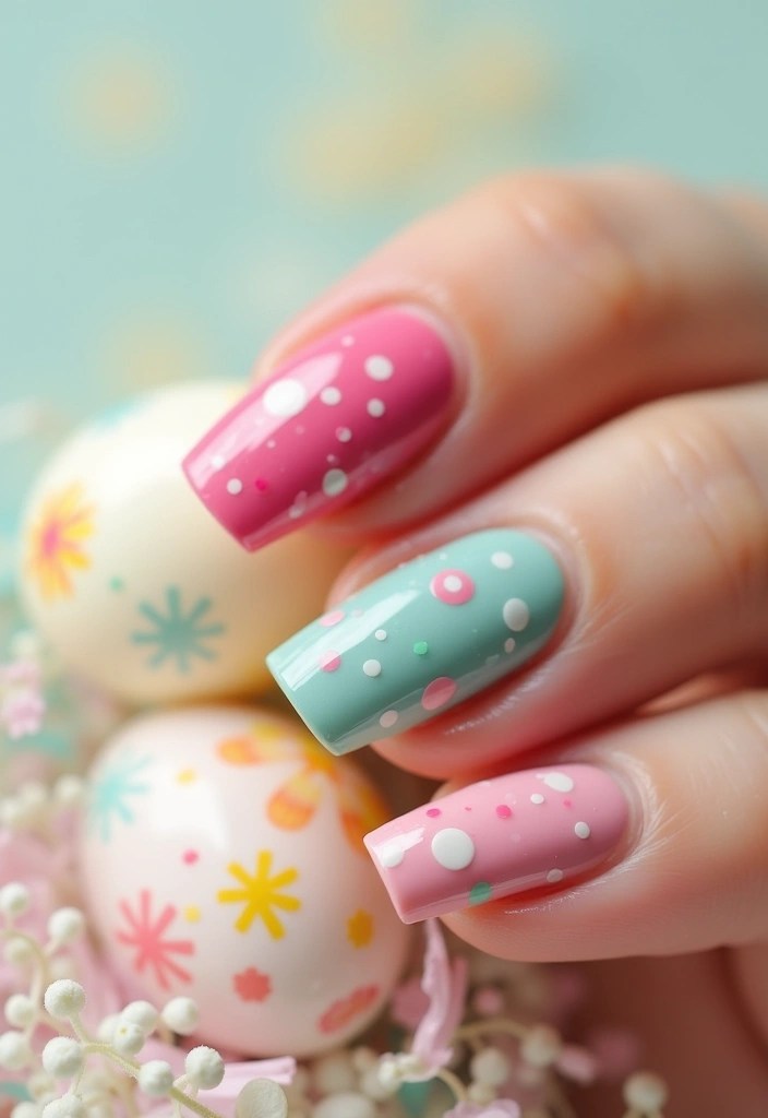 18 Easy Nail Art Techniques That Will Have You Spring-Ready in No Time! - 6. Easter Egg Inspiration