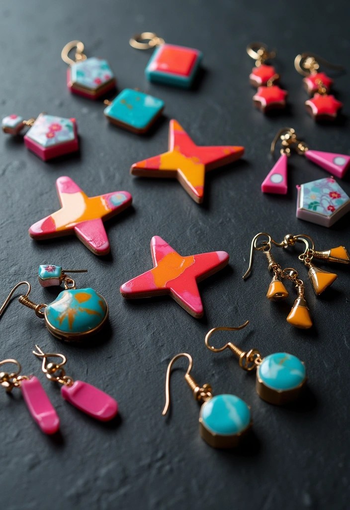 30+ Stunning Earring Trends: Hoop, Stud, and Statement Styles You Need to Try - 10. Geometric Shapes