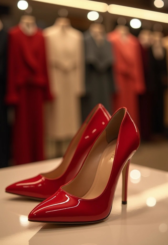 10 Cherry Red Fashion Trends That Will Make You Stand Out This Season! - 6. Cherry Red Footwear