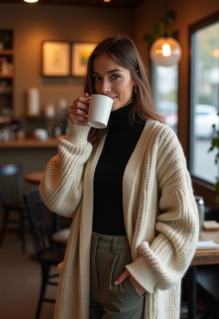 10 Mind-Blowing Experimental Layering Techniques That Will Elevate Your Style Game! - 7. Layering with Lengthy Cardigans