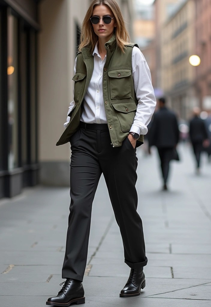 10 Mind-Blowing Experimental Layering Techniques That Will Elevate Your Style Game! - 9. Layering with Utility Pieces