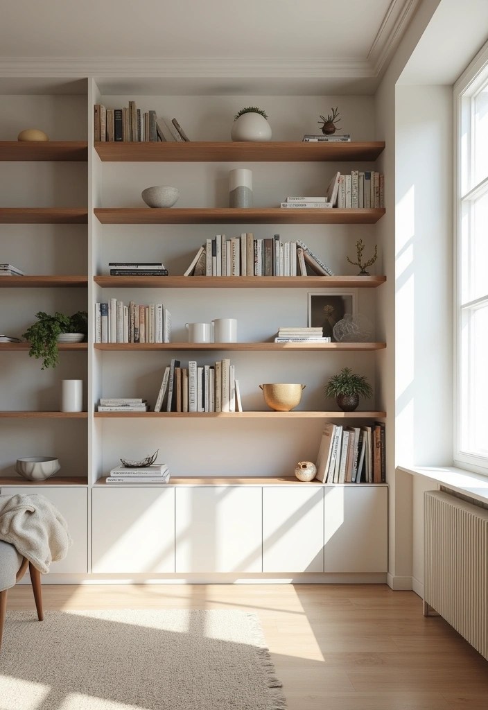 12 Minimalist Japanese Living Room Designs That Will Transform Your Space into a Tranquil Oasis! - 10. Functional and Beautiful Storage