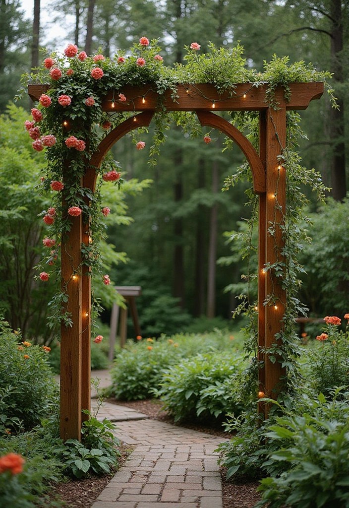 15 Creative Spring DIY Garden Decor Ideas to Transform Your Backyard Into a Stunning Oasis! - 8. Garden Trellis for Climbing Plants