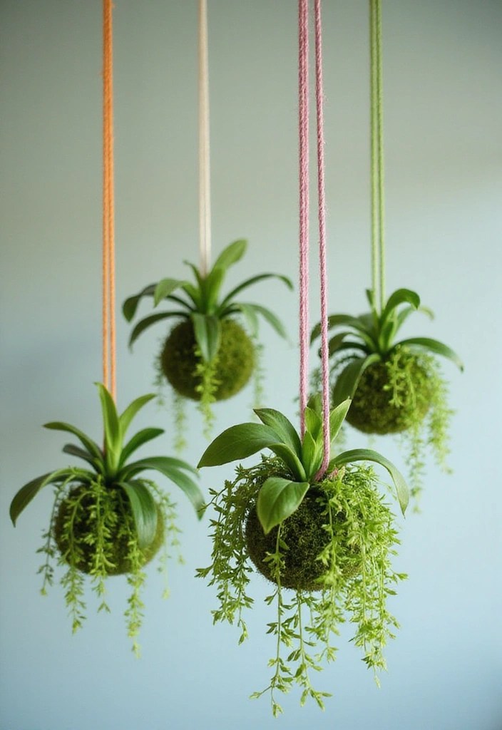 7 DIY Kokedama Projects That Will Add a Touch of Nature to Your Space! - 1. Classic Kokedama Hanging Plants