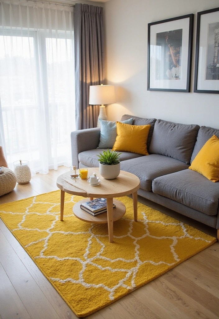 Feel the Sunshine: 8 Butter Yellow Accents to Brighten Your Home This Season! - 2. Cheerful Butter Yellow Rugs
