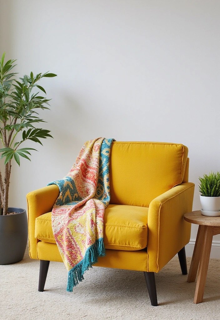 Feel the Sunshine: 8 Butter Yellow Accents to Brighten Your Home This Season! - 4. Vibrant Butter Yellow Accent Furniture