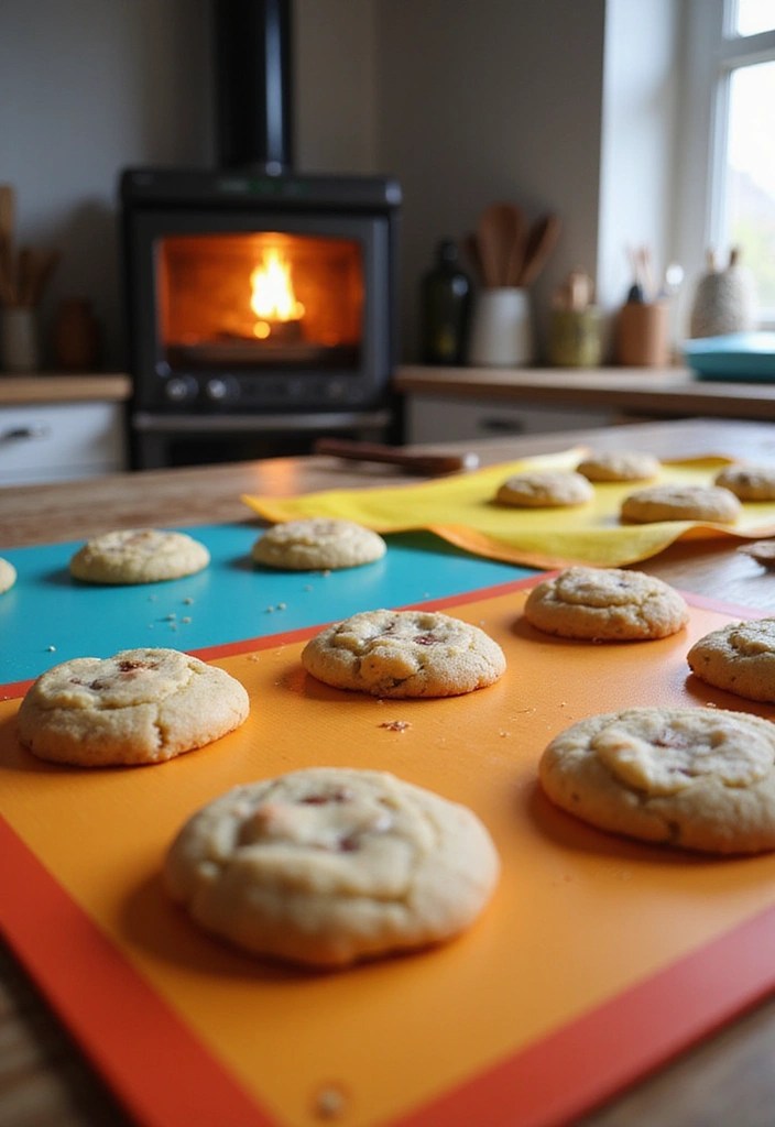 Kaleidoscope Kitchen: 5 Colorful Gadgets to Brighten Your Culinary Adventures - 3. Bright Silicone Baking Mats: Bake with a Splash of Color
