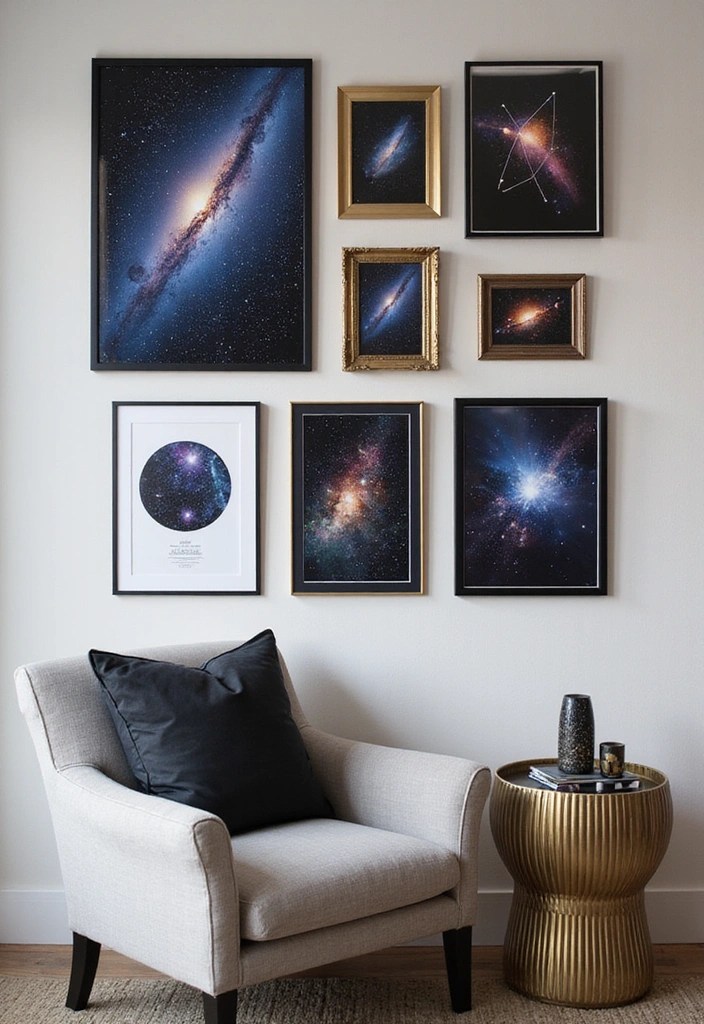 Lunar Luxe: 10 Celestial-Themed Accessories for Starry Nights - 5. Celestial Wall Art: Cosmic Canvas