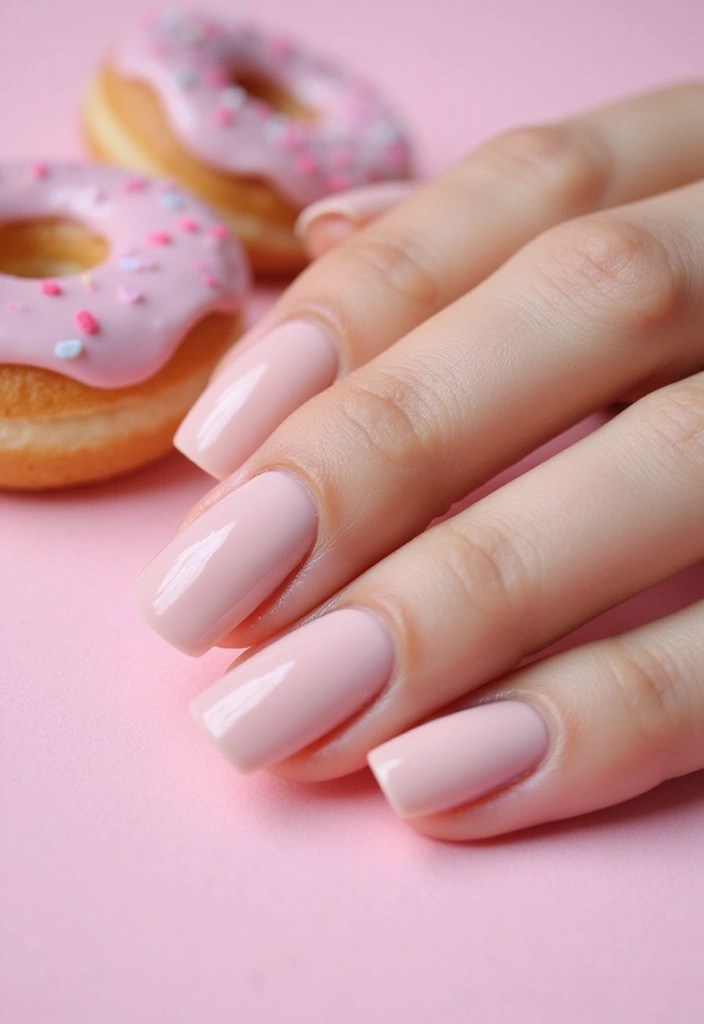 Transform Your Nails with These 12 Seasonal Trends (Bloomcore & Jelly Glaze Must-Haves!) - 8. Glazed Donut Nails