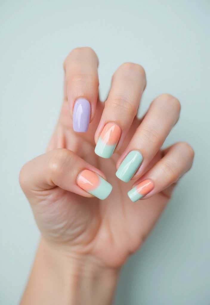 Transform Your Nails with These 12 Seasonal Trends (Bloomcore & Jelly Glaze Must-Haves!) - 9. Colorful French Tips