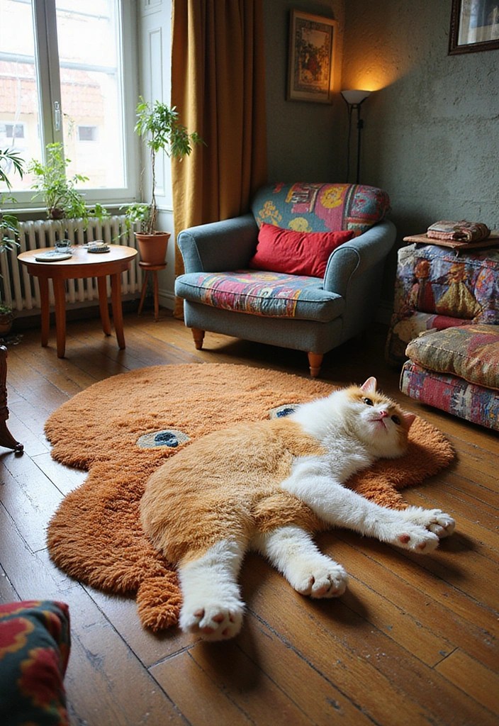 Whimsical Wonders: 12 Quirky Home Decor That Makes Your Space Pop - 5. Quirky Rugs