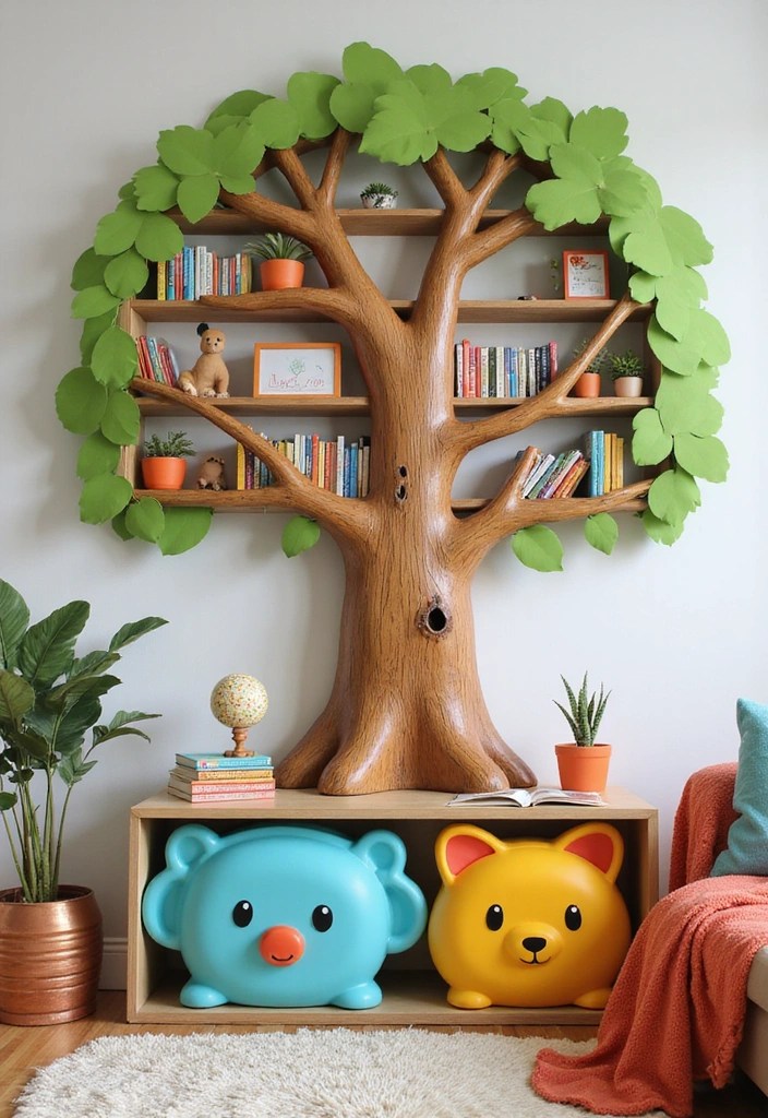 Whimsical Wonders: 12 Quirky Home Decor That Makes Your Space Pop - 9. Creative Storage Solutions