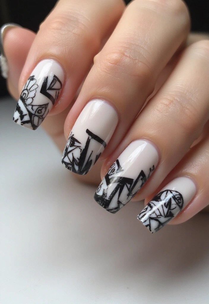 10 Chic Short Nail Shapes That Are Trending Right Now (You Won't Believe #5!) - 9. Negative Space Nails