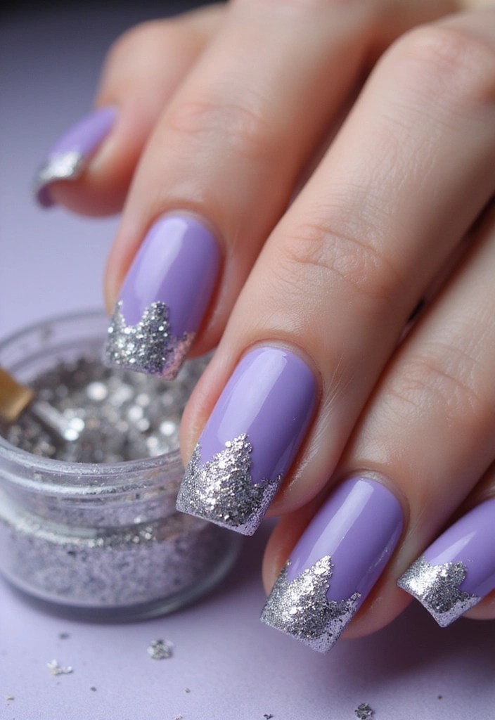 10 Easy Nail Art Techniques That Will Blow Your Mind (Even Beginners Can Do #5!) - 2. Dazzling Glitter Tips
