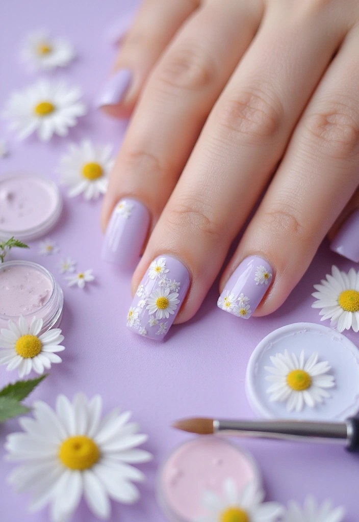 10 Easy Nail Art Techniques That Will Blow Your Mind (Even Beginners Can Do #5!) - 4. Floral Fantasy