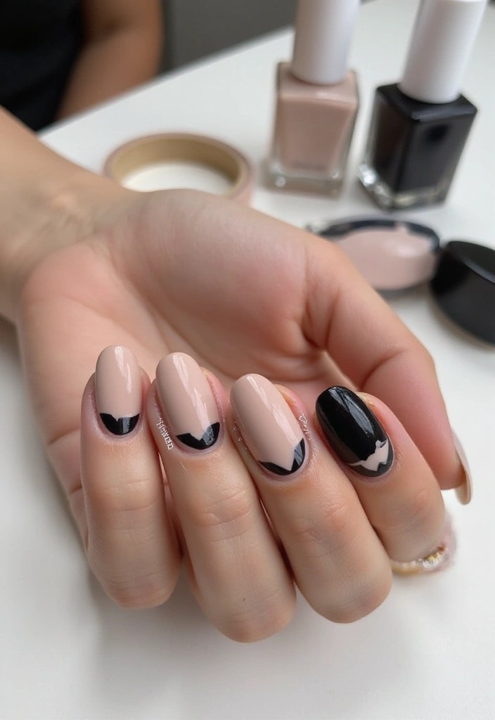 10 Easy Nail Art Techniques That Will Blow Your Mind (Even Beginners Can Do #5!) - 9. Negative Space Art