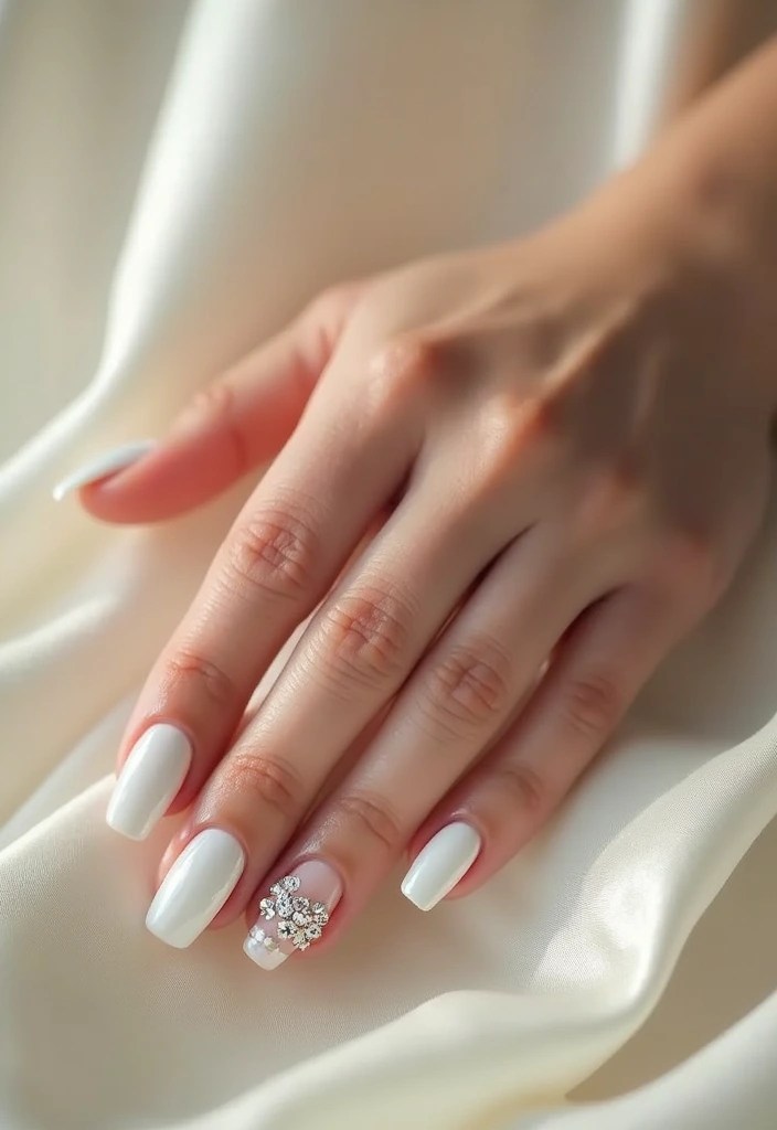 10 Elegant White Nail Polish Trends That Will Elevate Your Style Game! - 3. Pearl-Infused Elegance