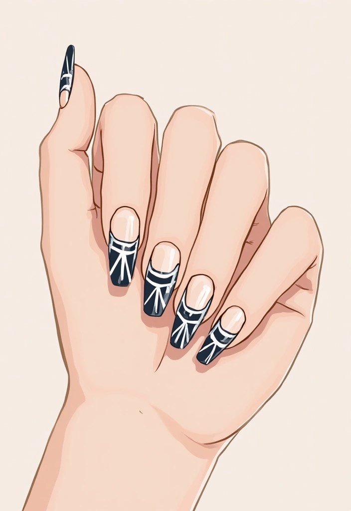 10 Minimalist Nail Trends You Need to Try ASAP (Your Fingers Will Thank You!) - 7. Geometric Designs