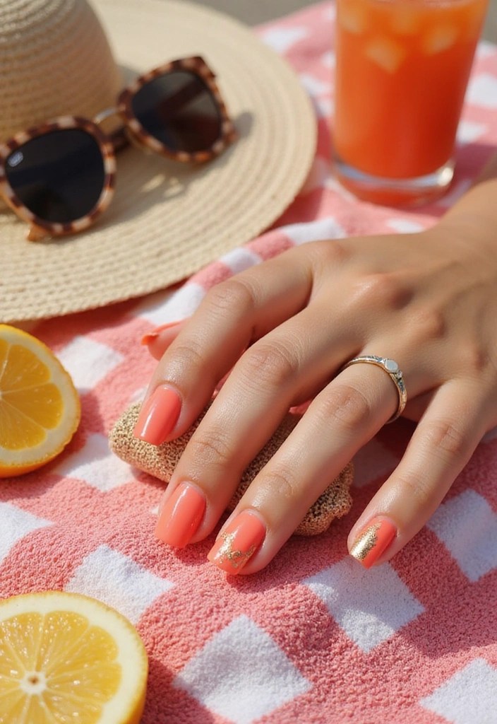 10 Must-Have Biab Nail Colors for Every Season (Get Ready to be Obsessed with #3!) - 2. Vibrant Coral - Summer Fun