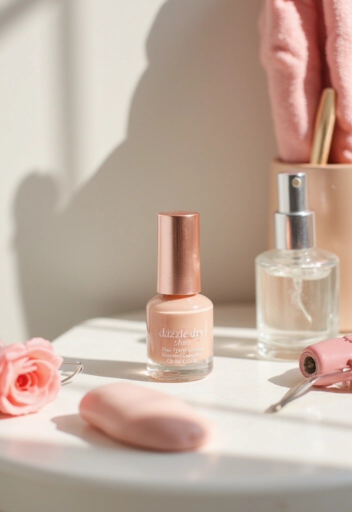 10 Must-Try Nude Gel Polish Recommendations That Will Elevate Your Nail Game! - 10. Dazzle Dry in ‘Nude’ – The Quick-Dry Queen