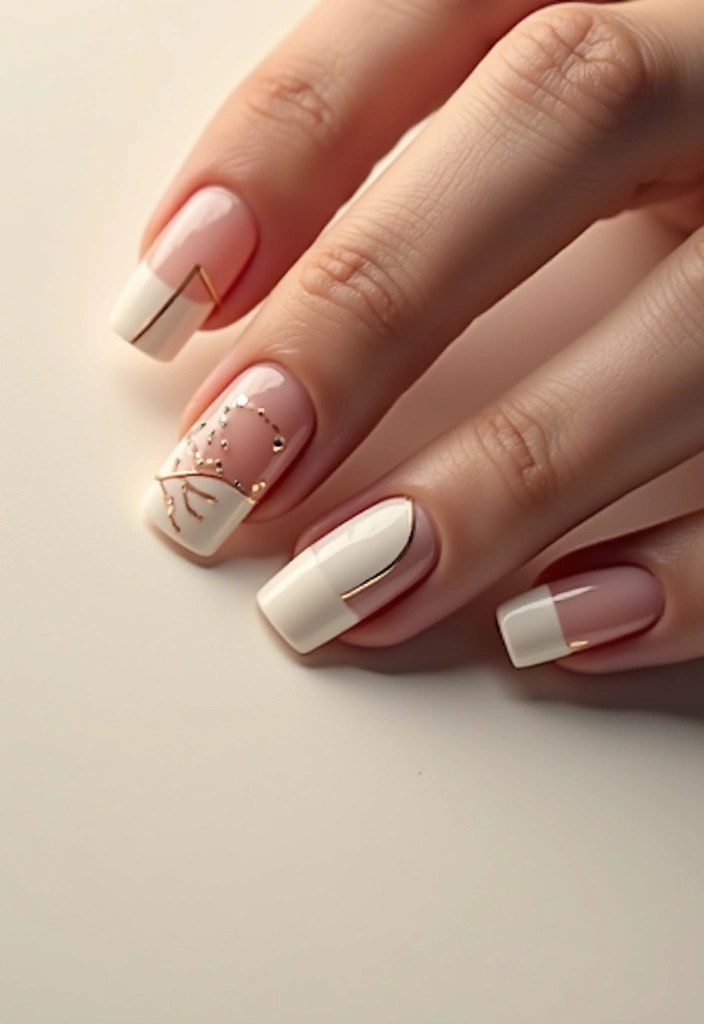 10 Must-Try Spring 2025 Nail Color Trends That Will Turn Heads! - 5. Minimalist Art