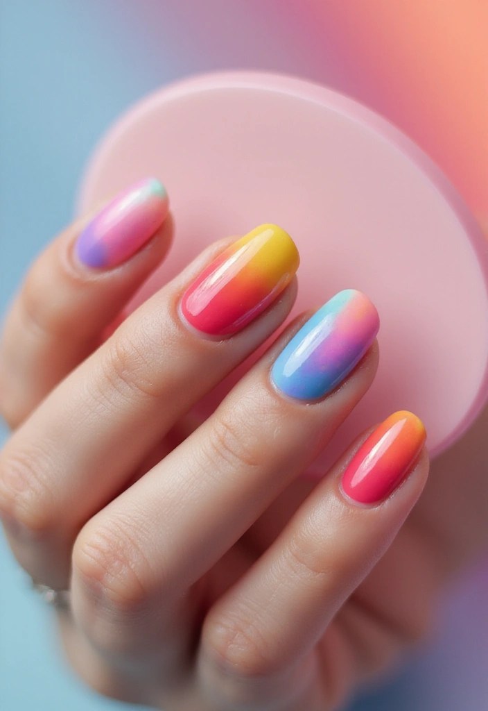 10 Must-Try Spring 2025 Nail Color Trends That Will Turn Heads! - 9. Ombre Shades