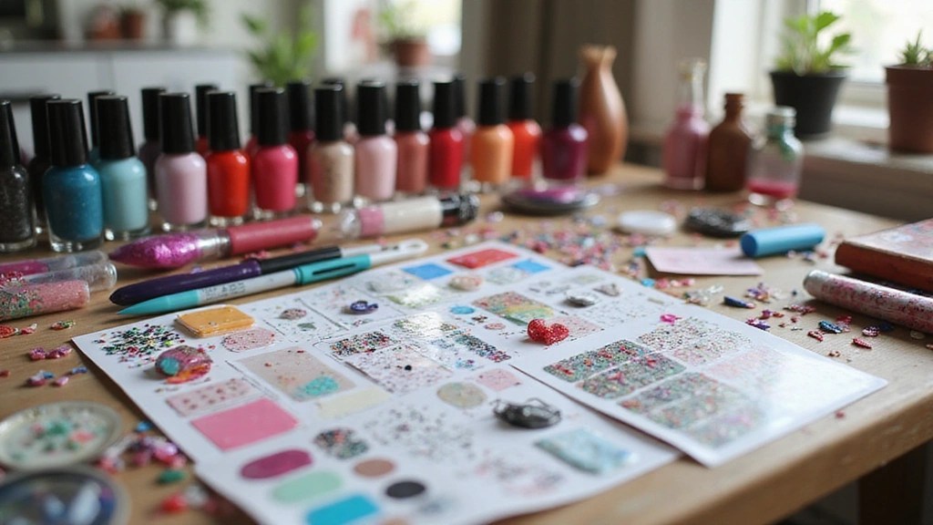 10 Scrapbook-Style Nail Art Ideas That Will Make Your Friends&nbsp;Jealous!