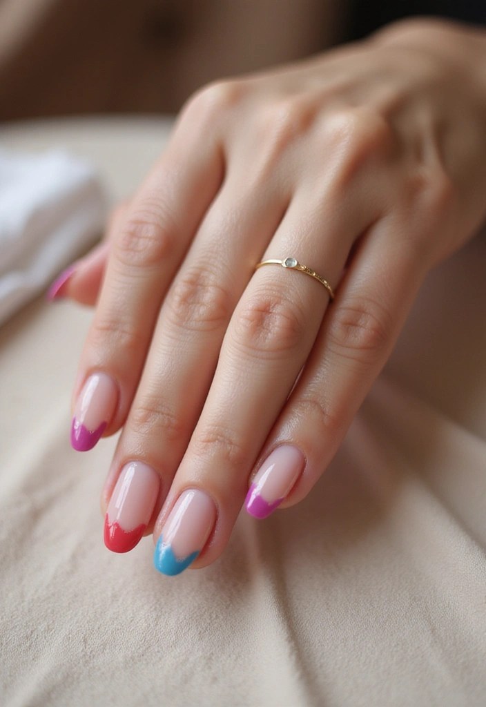 10 Stunning Glossy Gel Finishes That Will Elevate Your Nail Game (You Won't Believe #5!) - 10. Classic French Manicure with a Twist