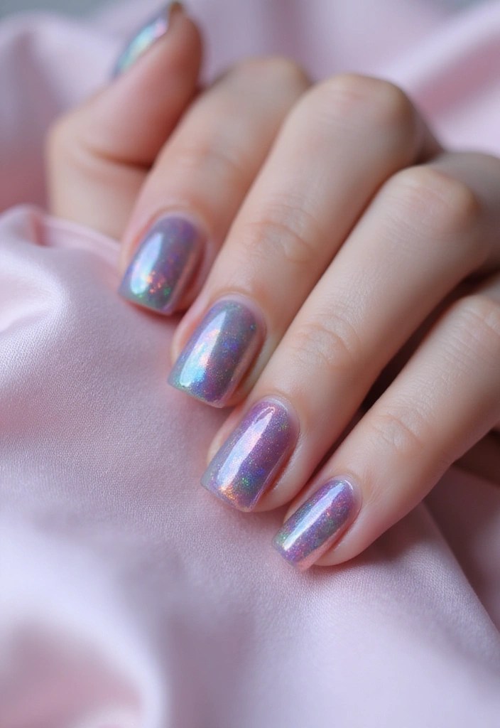 10 Stunning Glossy Gel Finishes That Will Elevate Your Nail Game (You Won't Believe #5!) - 2. Iridescent Pearl