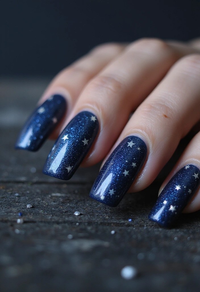 10 Stunning Glossy Gel Finishes That Will Elevate Your Nail Game (You Won't Believe #5!) - 3. Midnight Blue
