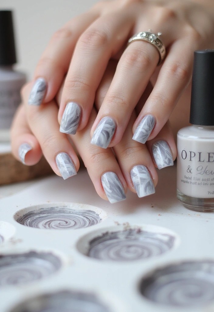 10 Unique Nail Art Ideas for Beginners That Will Blow Your Mind! - 2. Marble Effect