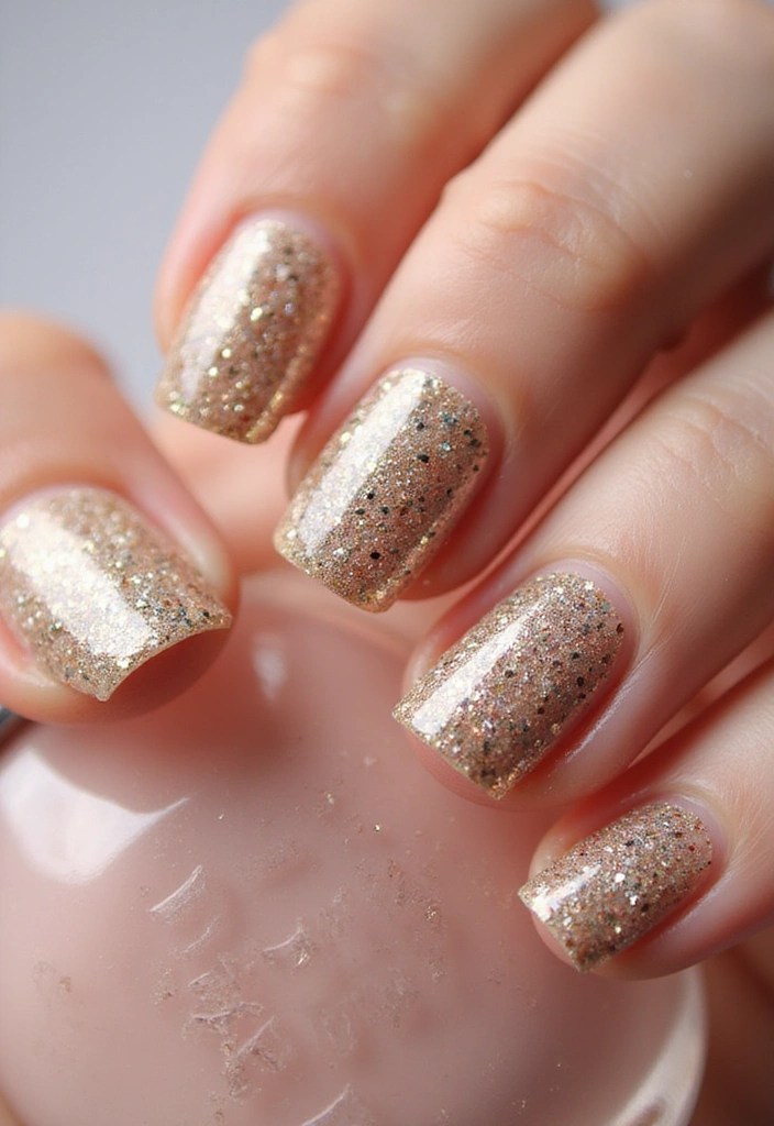 10 Unique Nail Art Ideas for Beginners That Will Blow Your Mind! - 6. Glitter Glam
