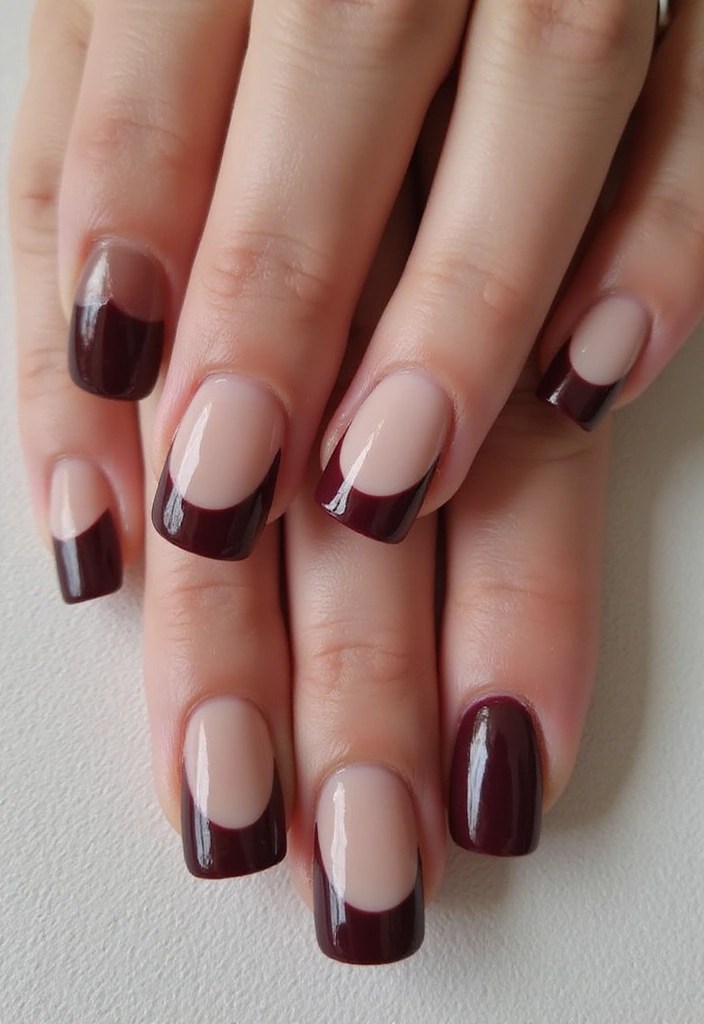 10 Unique Nail Art Ideas for Beginners That Will Blow Your Mind! - 8. Half-Moon Design