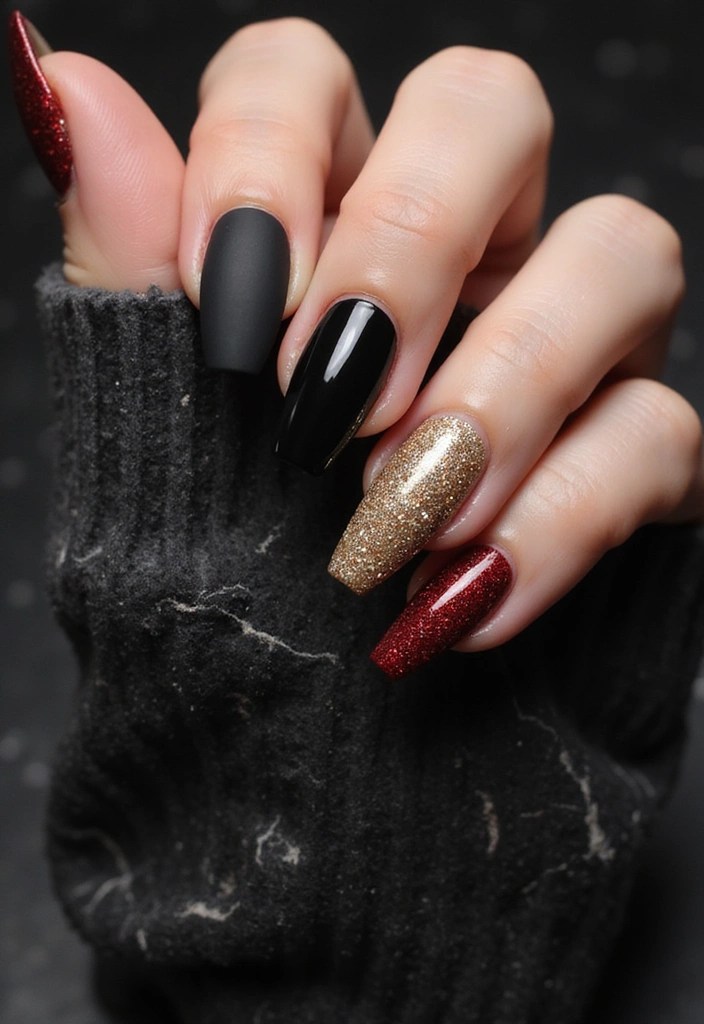 12 Must-See BIAB Nail Shape Trends That Will Elevate Your Nail Game! - 2. Bold Coffin Nails